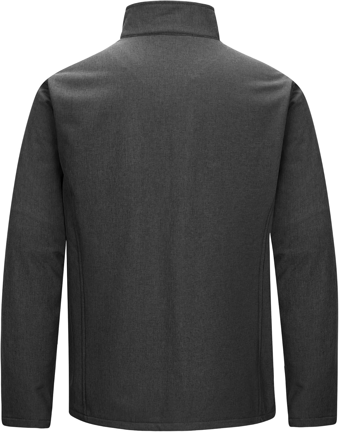 Men's Lightweight Softshell Jacket Warm Fleece Lined Windbreaker Waterproof Soft Shell for Outdoor Hiking - Image 2